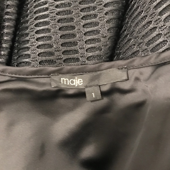 Maje black dress size S T1 - Picture 5 of 8